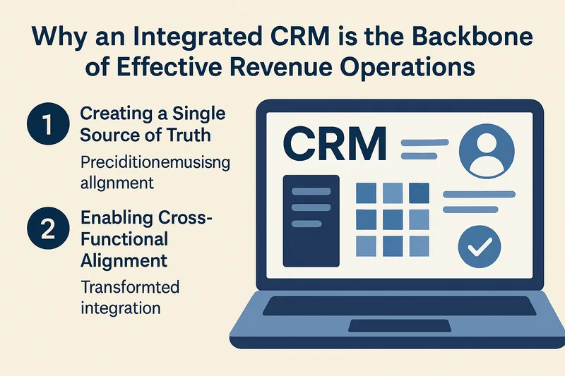 Why an Integrated CRM is the Backbone of Effective Revenue Operations